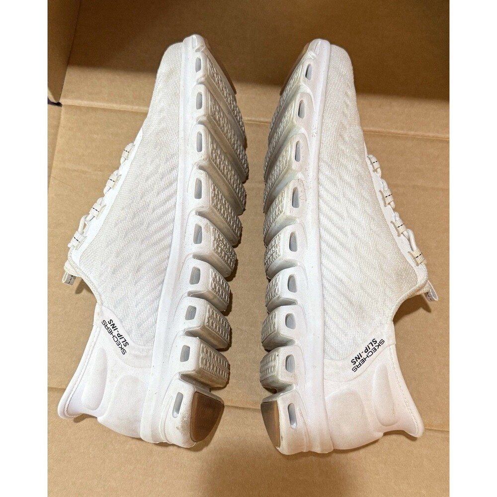 Skechers Hands Free Slip-Ins Women’s Glide Step Tranquility White Size 7.5 - Picture 3 of 7